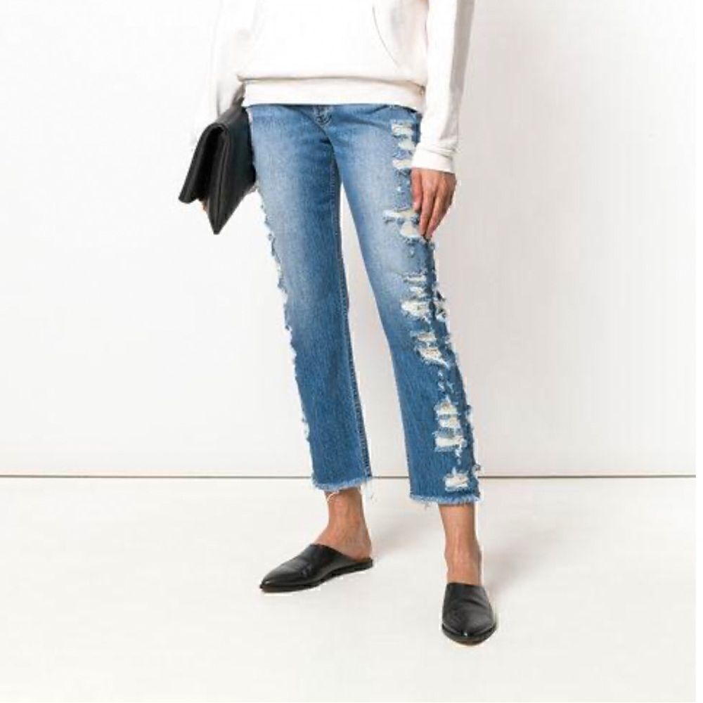 NWT 3x1 W3 Higher Ground Crop Dosa Denim